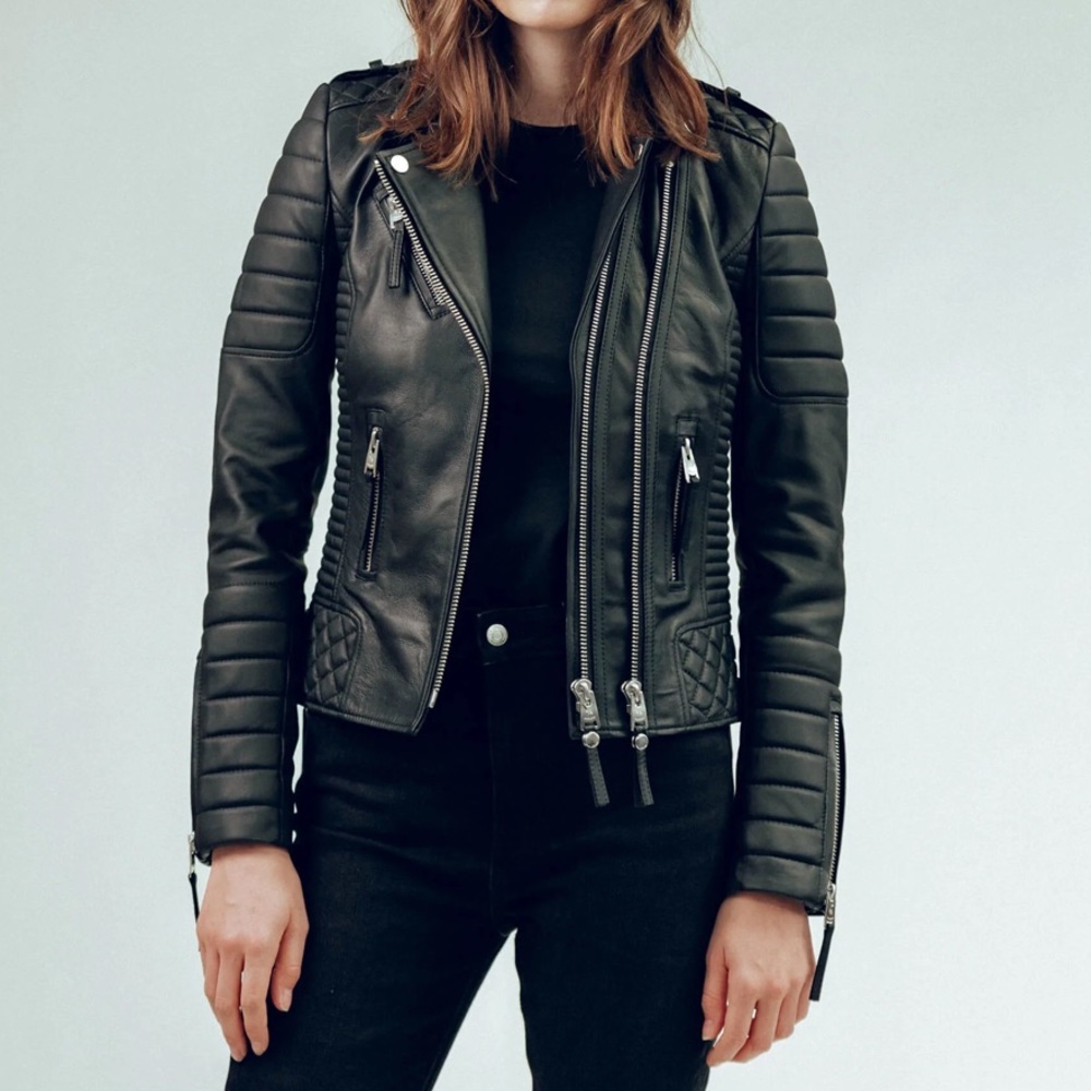 BODA SKINS | ‎ KAY MICHAELS LEATHER JACKET - Picture 2 of 11